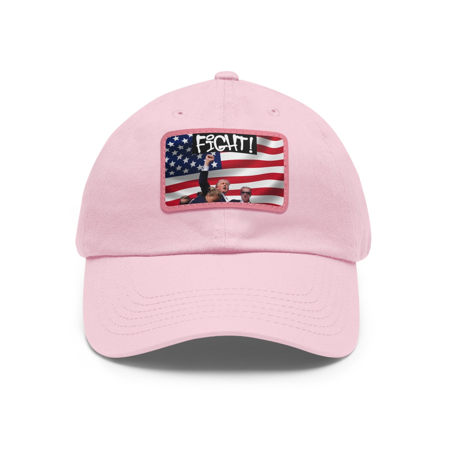 TRUMP FIGHT GEAR Dad Hat w/ Leather Patch #1