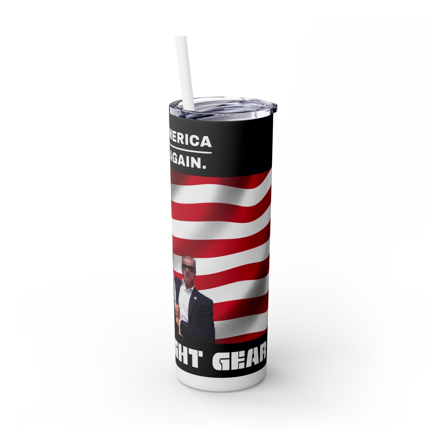 Skinny Tumbler with Straw, 20oz